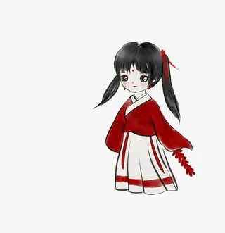 中国红娃娃免抠