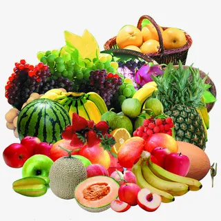 水果素描水果剪影  精美水果免抠