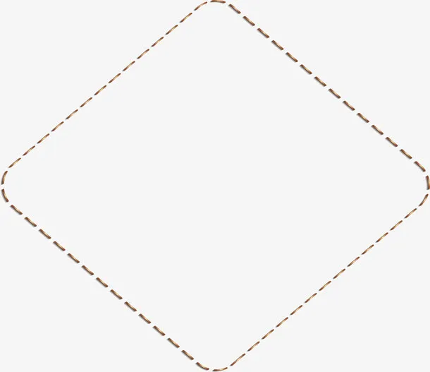 手绘灰色方框免抠