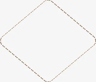 手绘灰色方框免抠