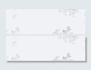 灰色花朵干净banner背景高清