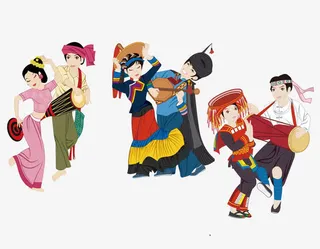 民族风舞蹈免抠