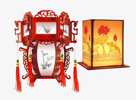 风灯灯笼孔明灯免抠