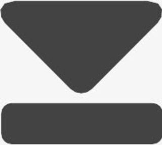 向下箭头来酒吧Glyph-smarticons免抠