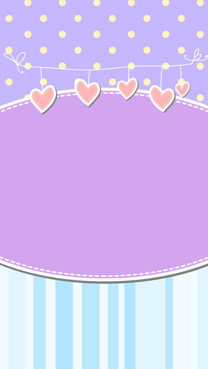 可爱花纹H5背景高清