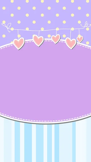 可爱花纹H5背景高清