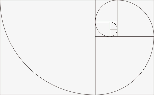 黄金分割线条免抠