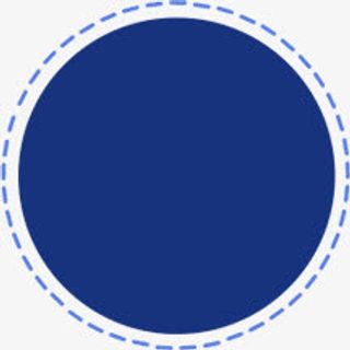 蓝色圆形虚线卡通背景