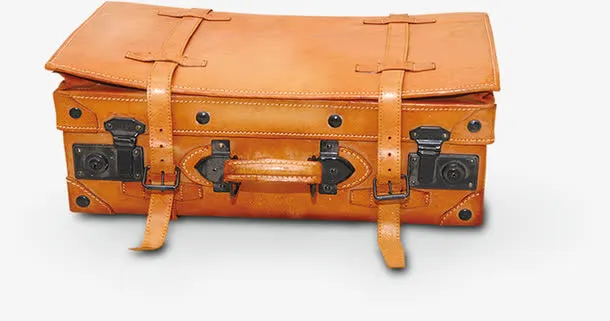 春天旅行皮箱皮具免抠