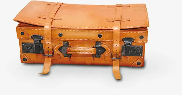 春天旅行皮箱皮具免抠