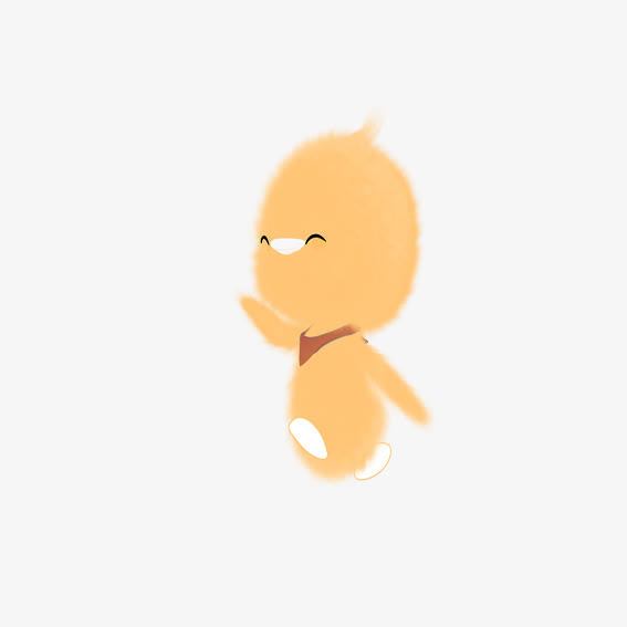 褐色小鸡免抠
