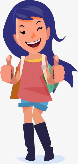 点赞的美丽女人免抠