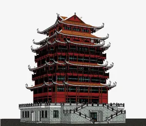 道观建筑免抠