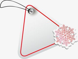 卡通手绘冬季促销板免抠