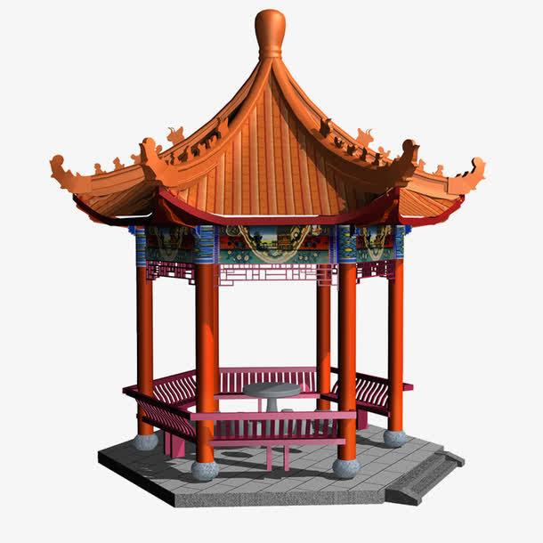 凉亭免抠