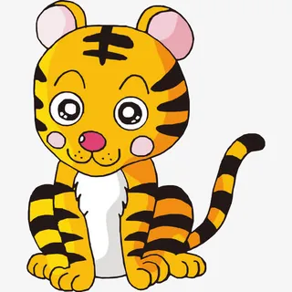 憨憨的小老虎啊免抠