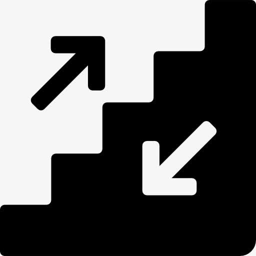 楼梯图标免抠