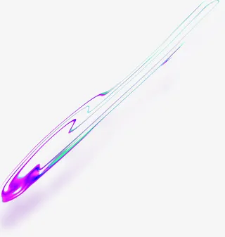 透明紫色水波纹免抠