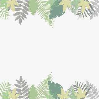 矢量春天的叶子免抠