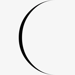 新月阶段的标志图标免抠