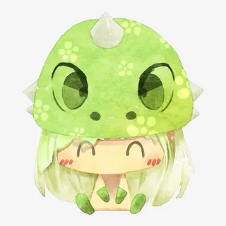 恐龙女生头套免抠