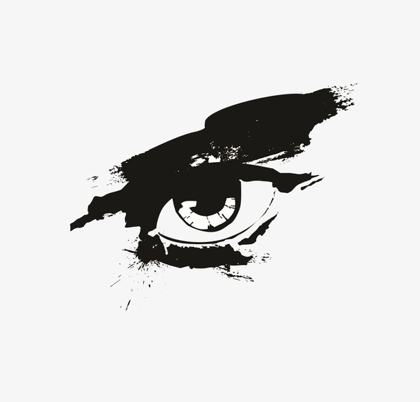 手绘眼睛免抠