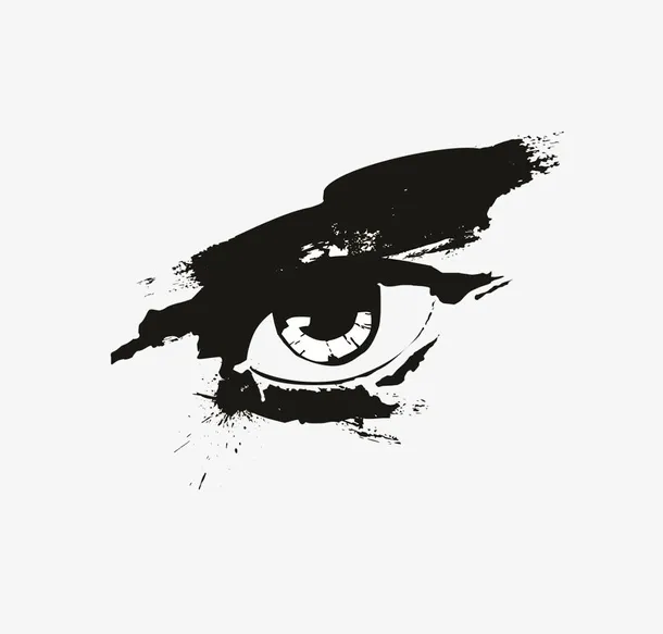 手绘眼睛免抠