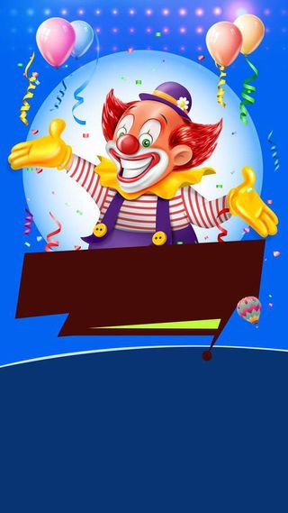 蓝色狂欢41愚人节手机端H5背景素材高清