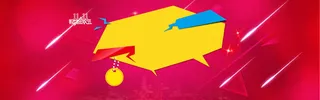双购物狂欢节创意banner背景