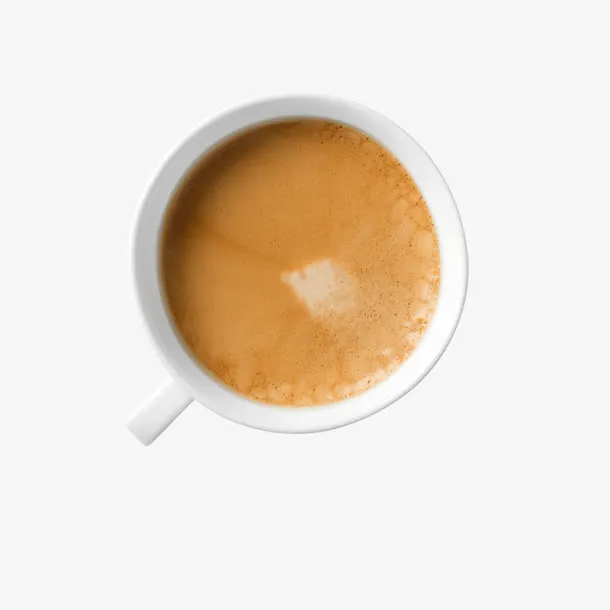 灰色咖啡杯免抠