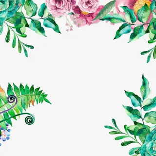 绿色叶子植物装饰免抠