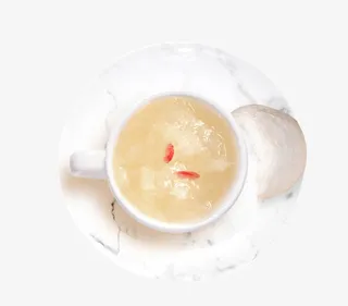 杯子里的燕窝羹素材免抠