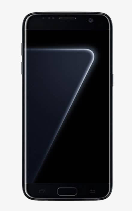 黑色三星S7edge高清素材免抠