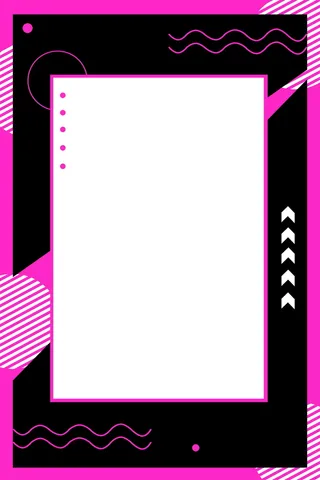 孟菲斯不规则几何图形背景模板高清