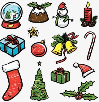 圣诞节元素汇总免抠