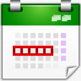 操作视图日历工作时间图标免抠