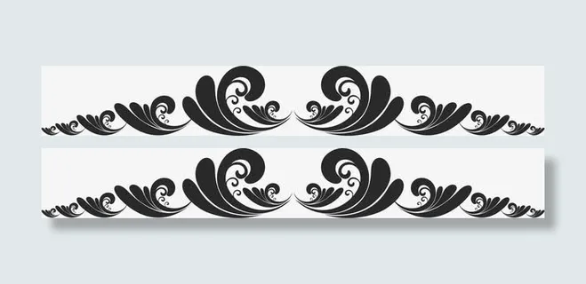 边框角花底纹素材免抠