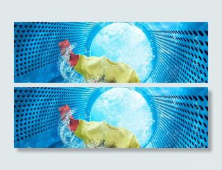 洗衣机广告背景高清