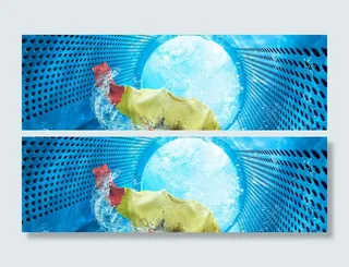 洗衣机广告背景高清