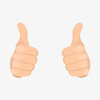 翘起大拇指免抠