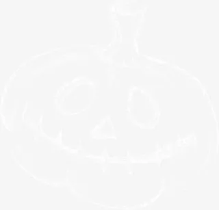 白色线条南瓜免抠