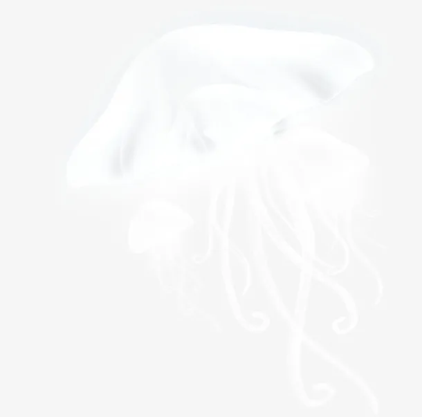 水母动物海底免抠