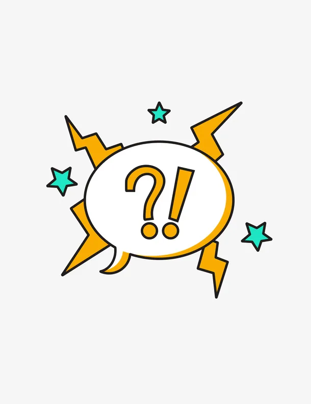 对话框会话框漫画对话框卡通对话框星星免抠