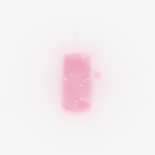 朦胧的红色色块免抠