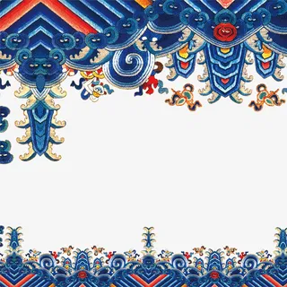 中国风神话装饰纹理免抠