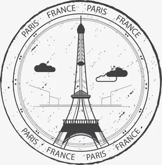 法国巴黎铁塔免抠