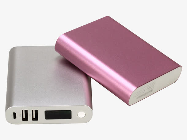 两个充电宝免抠