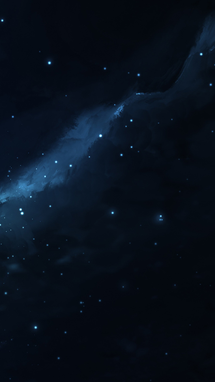 深蓝色渐变深邃星空背景高清
