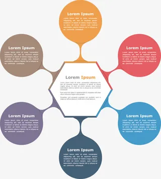 矢量PPT创意分类标签免抠装饰ppt元素