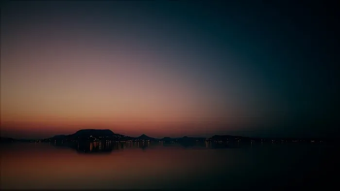 暮霭霞光风景壁纸高清